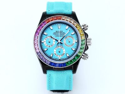 ROLEX Daytona Blue Dial Stainless Steel Quartz Movement 43MM Watch